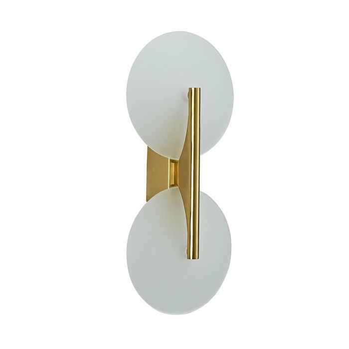 Noble Glass Wall Light - Gold