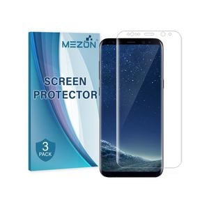 3 Pack MEZON Samsung Galaxy S8 Hydrogel Film Clear Screen Protectors