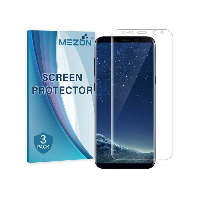 3 Pack MEZON Samsung Galaxy S8 Hydrogel Film Clear Screen Protectors