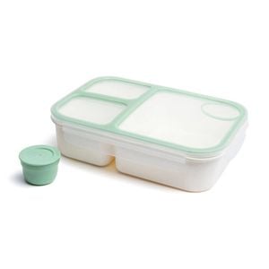 LocknLock 1.5L To-Go 3-Compratment Airtight Bento Box Lunchbox - Mint