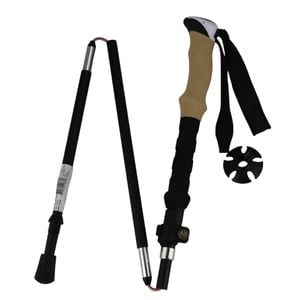 Telescopic Adjustable Hiking Pole Folding Walking Stick Adjustable Trekking 105cm 125cm