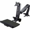 Startech.com Sit Stand Monitor Arm - Desk Mount Sit-stand Workstation Up To 27inch Vesa Display - Standing Desk Converter