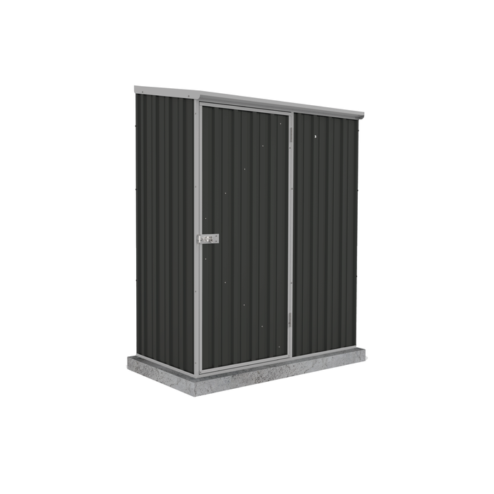 Absco Sheds 1.52 x 0.78 x 1.95m Monument Space Saver Single Door Garden Shed