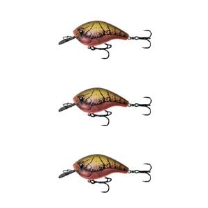 3x 13 Fishing 60mm Jabber Jaw Crankbait Fishing Lures - Day Old Guac