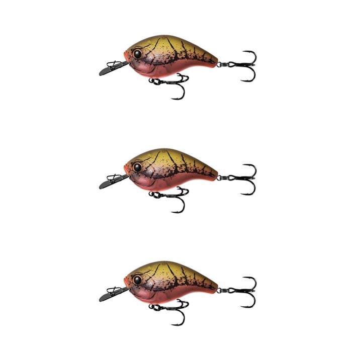 3x 13 Fishing 60mm Jabber Jaw Crankbait Fishing Lures - Day Old Guac