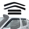 AUSGO Injection Weather Shields for Nissan Navara D22 Dual Cab 1997-2015 Weathershields Window Visors Wind Deflectors