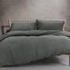 Ardor Boudoir King Size Campbell Quilt Cover Bedding Set Charcoal