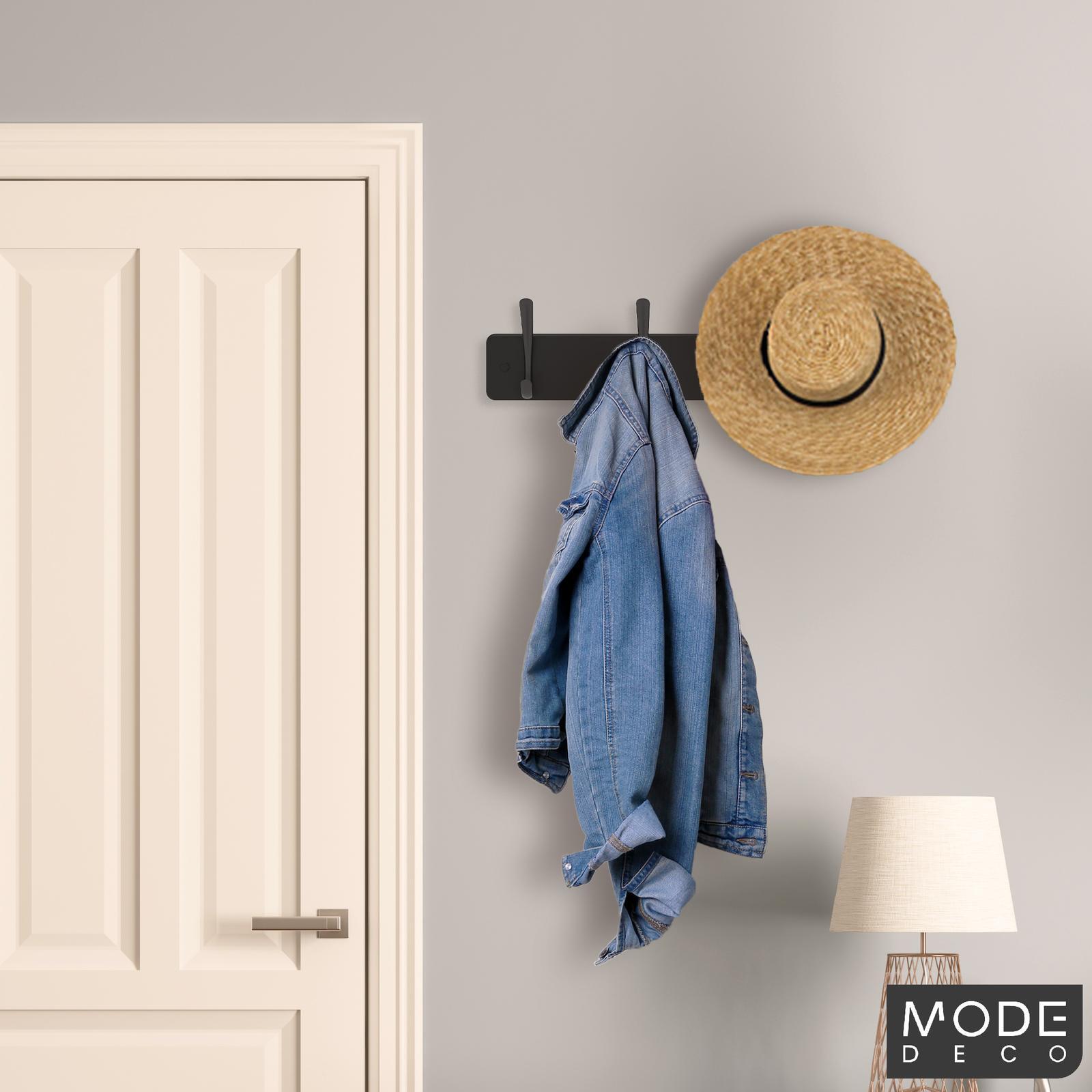 Mode 4 Black Hooks Black Board Hat Coat Rack Bunnings New Zealand