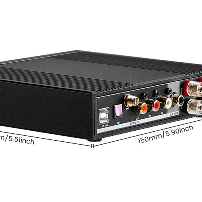 AIYIMA A03 TPA3116サブウーファーアンプ QCC304X Bluetooth 5.2 HiFi