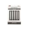 Prestige 109mm Black Raised D Handle - 6 Pack