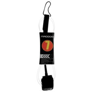 Maddog 7' Calf Surf Leash Clear