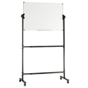 Vevor 91.5x61cm Rolling Magnetic Whiteboard White Double-sided Mobile Adjustable Height