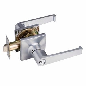 Schlage Satin Chrome Regent Series Boston Entrance Leverset