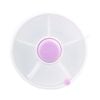 GoBe Original Round Snack Spinner Food Storage Container 16.5cm Purple 3y+