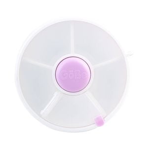 GoBe Original Round Snack Spinner Food Storage Container 16.5cm Purple 3y+