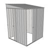 Build-a-Shed 1.5 x 1.5 x 2m Zinc Single Sliding Door Skillion Shed with Single Sliding Side Door