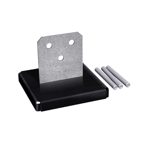 Simpson Strong-Tie Hot Dip Galvanised Concealed Post Base Suits 190 - 203mm square posts