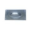 Delf 60mm x 37mm Satin Chrome Flush Drop Handle