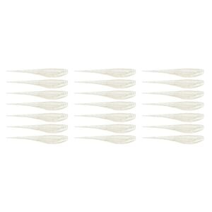 3x 7PK 3.75In Rapala Crush City The Jerk Soft Plastic Minnow Lures - Whitebait
