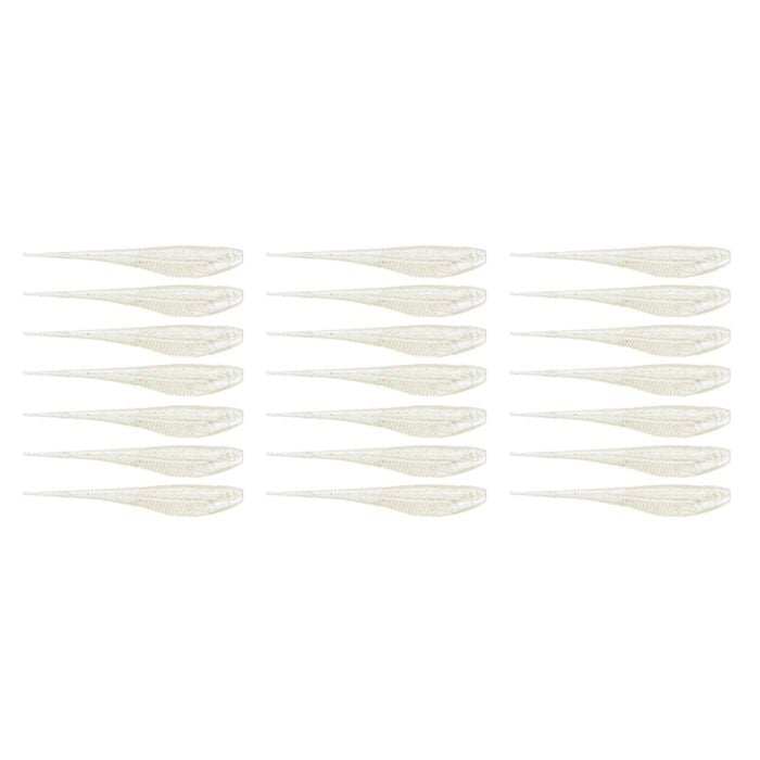 3x 7PK 3.75In Rapala Crush City The Jerk Soft Plastic Minnow Lures - Whitebait