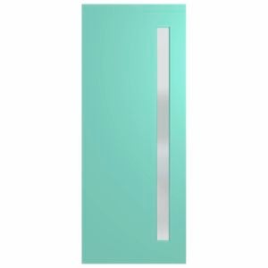 Hume 2340 x 1200 x 40mm Entrance Door Newington Translucent Glass XN1