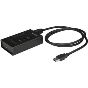 StarTech.com 4 Port USB 3.0 Hub - 1x USB-C & 3x USB-A - Mountable Metal USB Type-A Hub - 5Gbps USB 3.2 Gen 1 - Self Powered