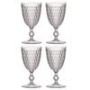 4PK Ladelle Tate Geometric 350ml Acrylic Wine Glass Drinking Cup - Clear