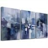 3pcs Modern Abstract Geometric Shapes Print 100% Australian Made 3 x 40x60cm  (Stretched)