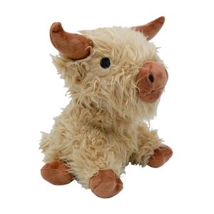 Astin Sinclair 25x19x25cm Door Stop Highland Cow Cream