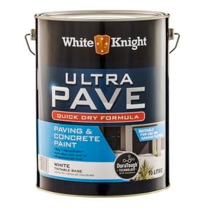White Knight 10L White Ultra Pave Quick Dry Paving Paint