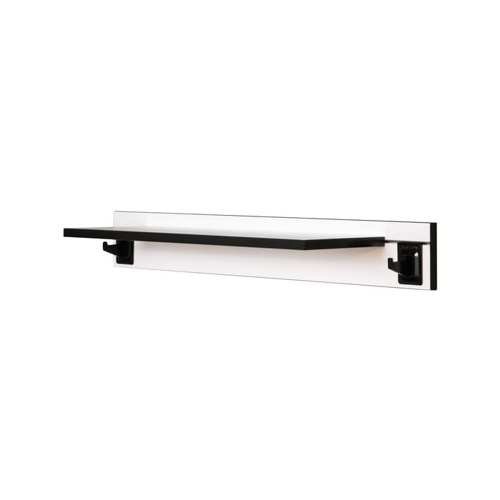 Single Floating Shelf Organising Kit 800mm White