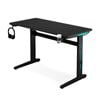 Miuz Gaming Desk Office Computer Desk Home Study Carbon Fiber Table Rgb Led