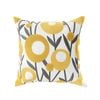 Anypillow Pillowcase White With Yellow Boho Floral Embroidered Decorative Cushion Cover
