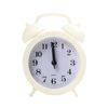 Catzon Simple Analog Clock Mini Size Battery Operated-white