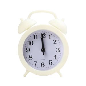 Catzon Simple Analog Clock Mini Size Battery Operated-white