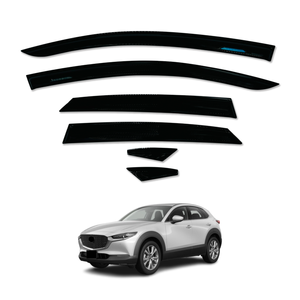 AUSGO Luxury Weather Shields for Mazda CX-30 CX30 DM Series 2019-Onwards Weathershields Window Visors Wind Deflectors