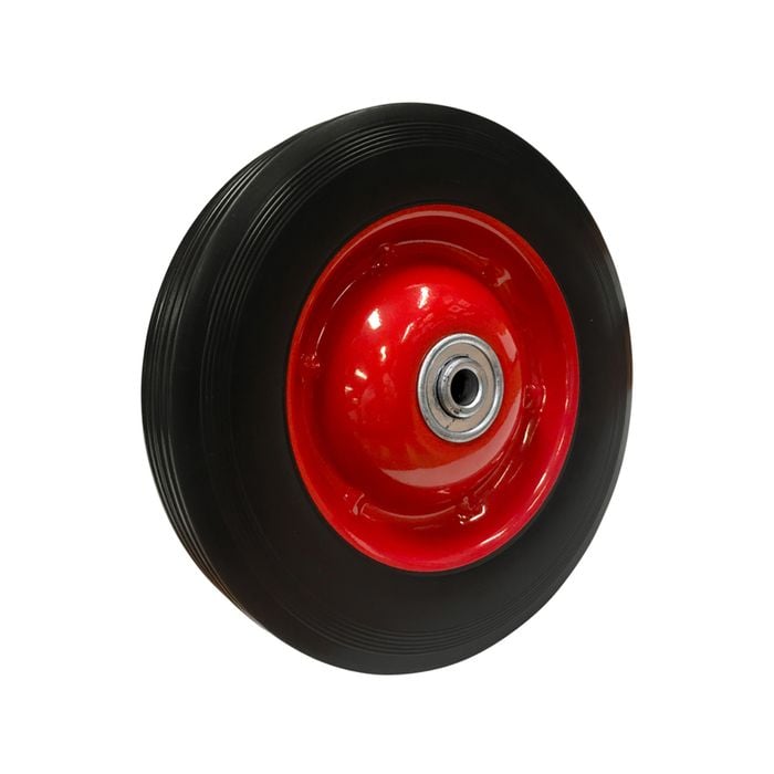 Easyroll 200mm Metal Centre Rubber Wheel