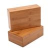 NNETM Bamboo Yoga Block for Flexibility & Meditation (Brown)