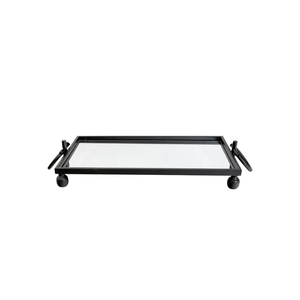 Elegant Collections Black Eliza Small Tray
