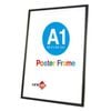 Unigift A1 Wooden/Glass Poster Picture Photo Frame 59.4x84.1cm Black
