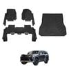 AUSGO 7D Injection Floor Mats & Boot Liner Set For Lexus Lx500d Lx600 5-Seat 2025-Onwards Car Floor Liners Cargo Mat