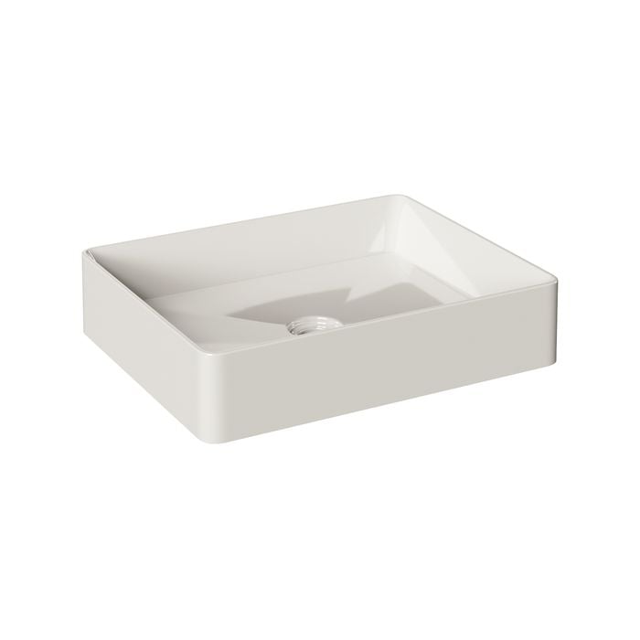 Stein 480 x 370 x 130mm White Gloss Exeter Rectangular Basin