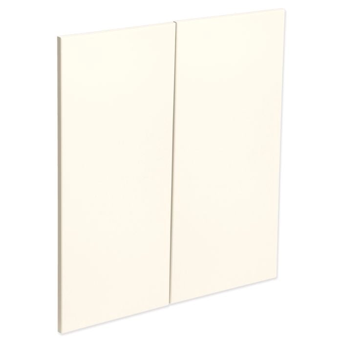 Kaboodle Antique White Modern Corner Base Cabinet Door - 2 Pack
