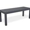 Halki Outdoor Bench Seat - 120cm - Matte Charcoal