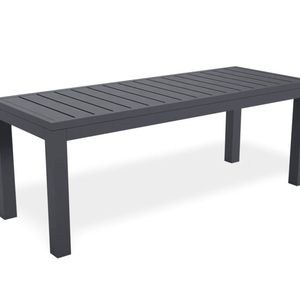 Halki Outdoor Bench Seat - 120cm - Matte Charcoal