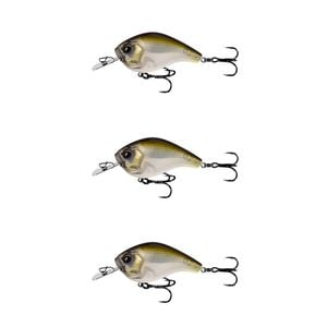 3x 13 Fishing 60mm Jabber Jaw Crankbait Fishing Lures - Lucky Charm