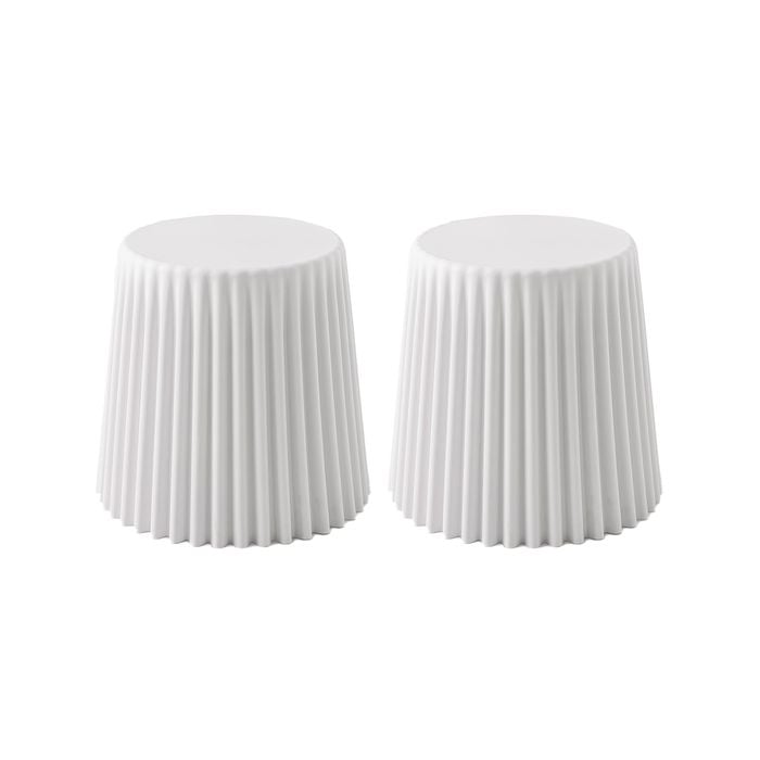 A Set of 2 Artiss Bar Stools White
