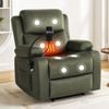 Artiss Massage Recliner Chair Velvet USB