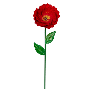 Northcote Pottery Red Rose Metal Stake