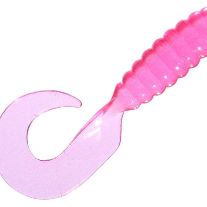 8 Pack of Zman 2.5 Inch Grubz Soft Plastic Lures -  Neon Pink